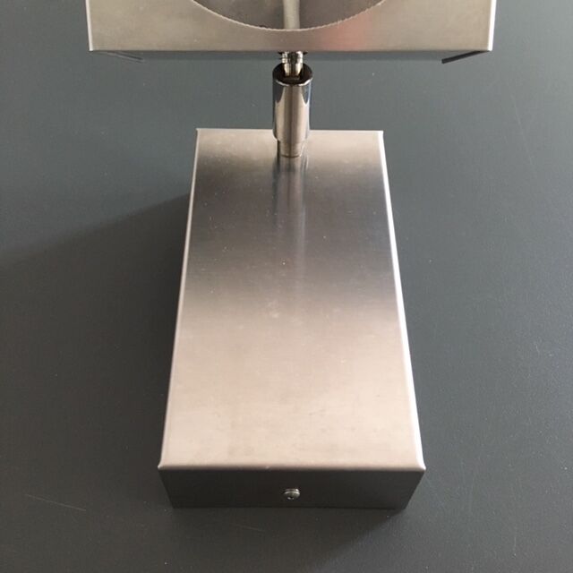 Italian stainless design sconce