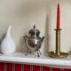 Silver metal sugar bowl J Noé / covered pot style empire Napoleon III