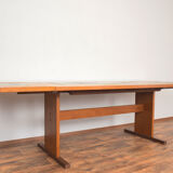 Table à manger en teck et carrelage par Gangso Mobler