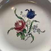Plat rond en terre de fer HBCM Récamier