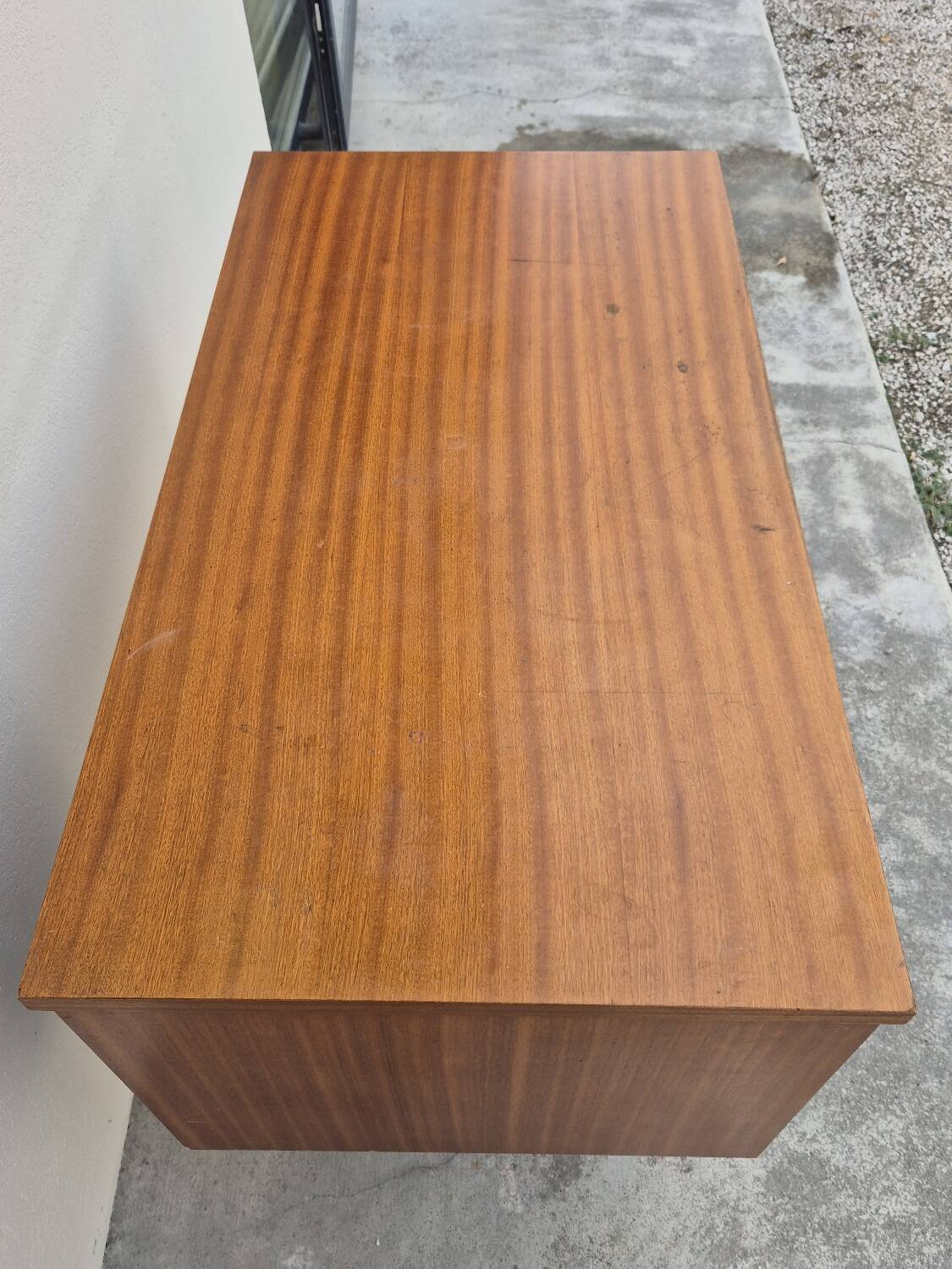 Vintage 1950s Scandinavian style modernist desk