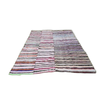 Kilim turc vintage tissé main 225x300 cm