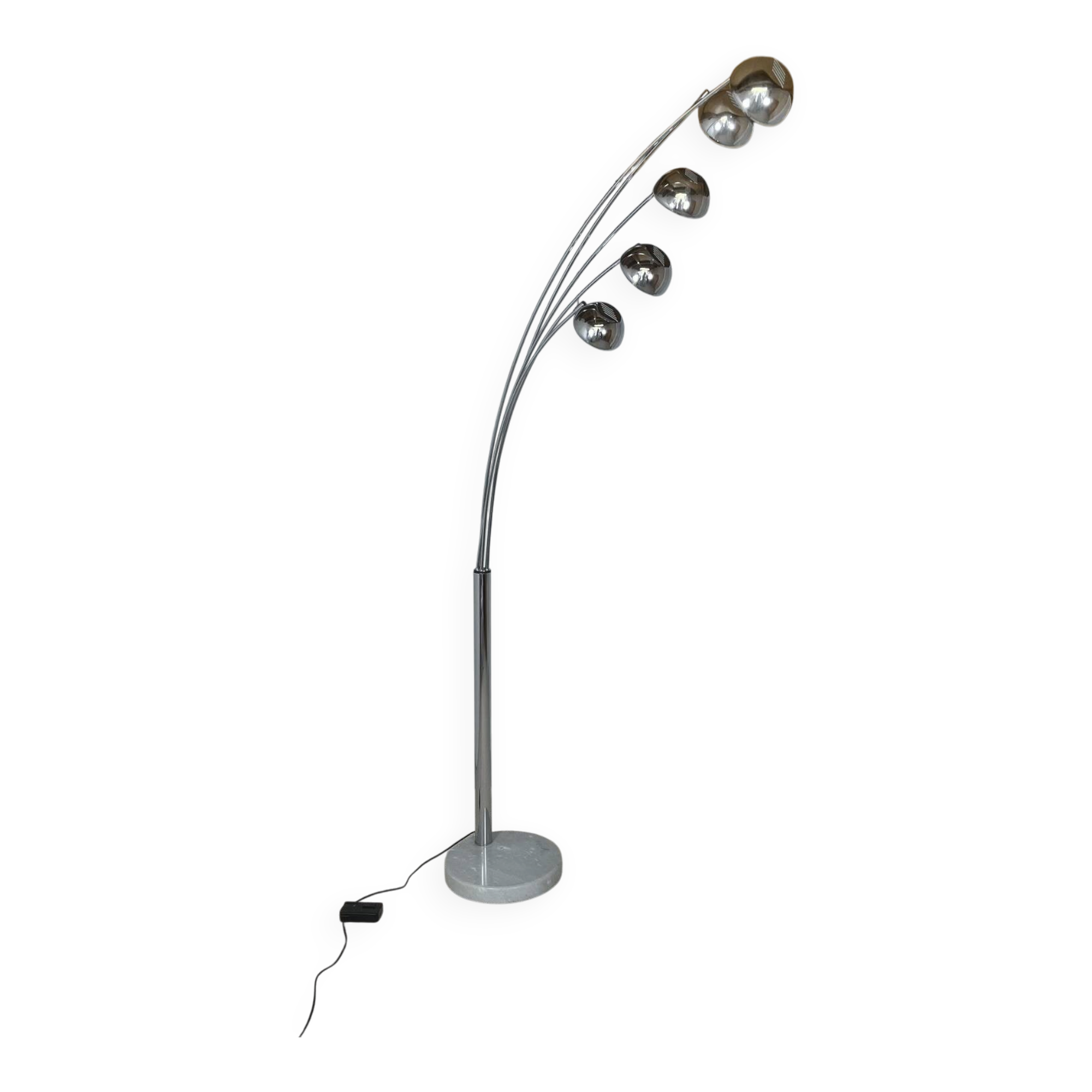Lampadaire arc avec pied en arbre et 5 feux Agemob style MCM