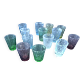 14 biot blown glasses