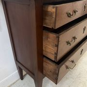 Louis XVI style chest of drawers in solid oak, 19th century