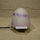 Glass night light shape vintage railcar train