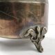 Art Nouveau sugar bowl, silver-plated brass, Hungary, early 20th century