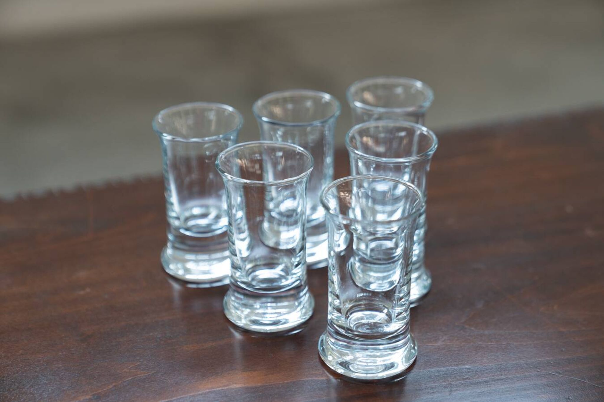 Crystal liqueur glasses, set of 6, 1970
