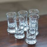 Crystal liqueur glasses, set of 6, 1970