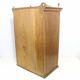 Art Deco display case in solid wood and glass, 1930s