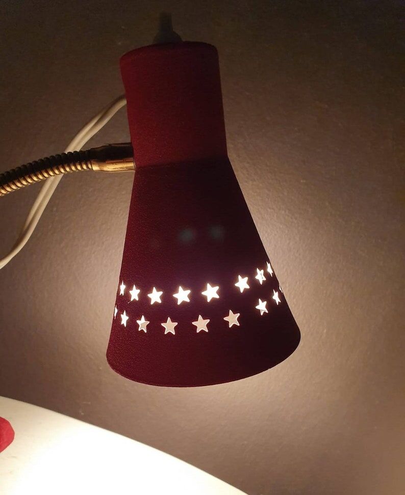 Metal desk lamp Raak Amsterdam 1960 Gooseneck
