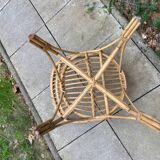 Fauteuil en rotin vintage