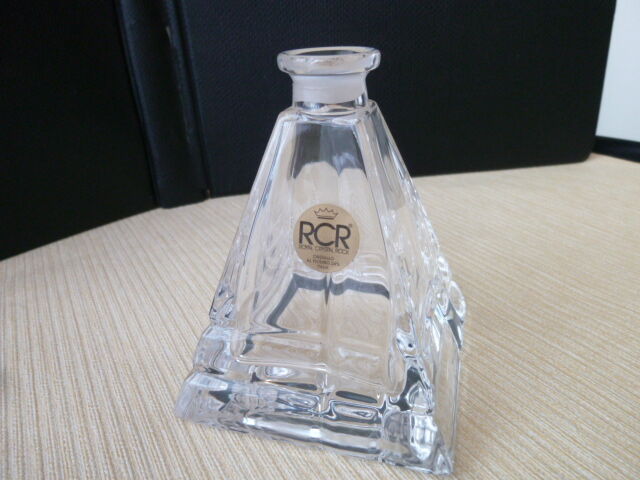 RCR lead crystal perfume bottle