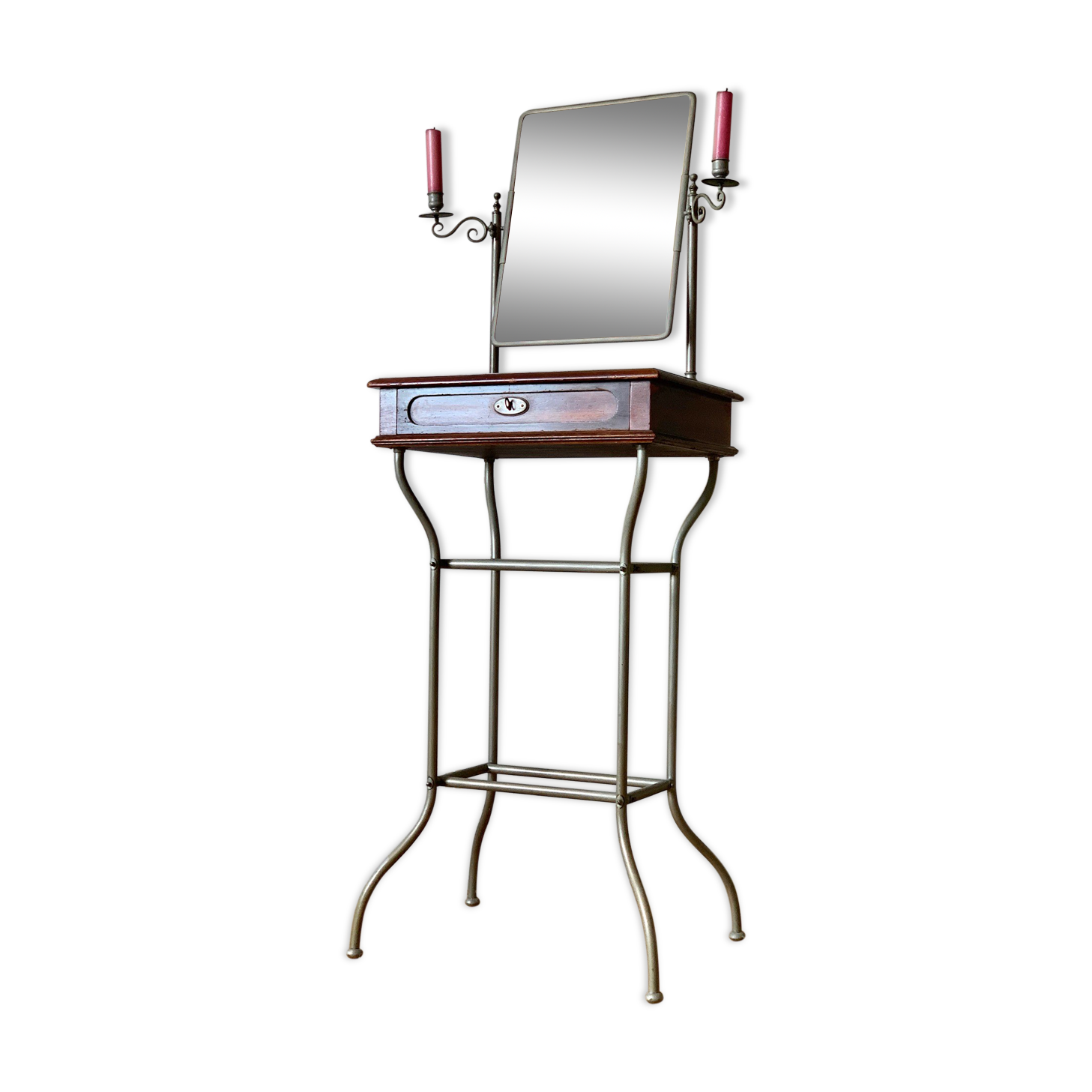 Small Ladies dressing table with candle holders