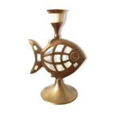 Fish and mother-of-pearl bougeoir