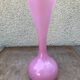 Former opaline rose col corolle vintage 70s vase