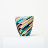 Laura de Santillana for Venini blown glass vase Klee 1984