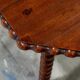 Table d'appoint tripode victorienne antique en chêne, XIXe siècle
