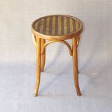 Stool bistrot wood curved by Baumann 1930