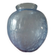Cracked glass ball vase