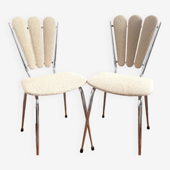 Paire de chaises vintage - Bouclet