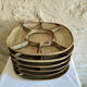 1970 ceramic tapas plates