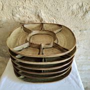 1970 ceramic tapas plates