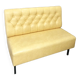 Banquette rockabilly vintage jaune1960