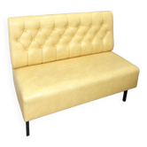 Banquette rockabilly vintage jaune1960