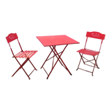 Garden table and chairs