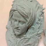 Billiard corner, bronze door knocker