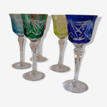 5 verres de la cristallerie Lorraine Roemer