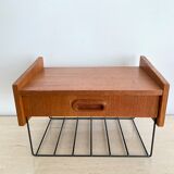 Vintage teak wall shelf