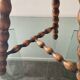 Vintage wooden tripod stool