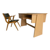 Scandinavian vintage desk and armchair