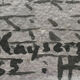 Tableau Aquarelle rue de Kayserberg (Alsace) daté de 1955 monogrammé