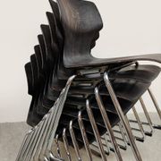 Chaises empilables vintage Pagwood Flötotto 1960