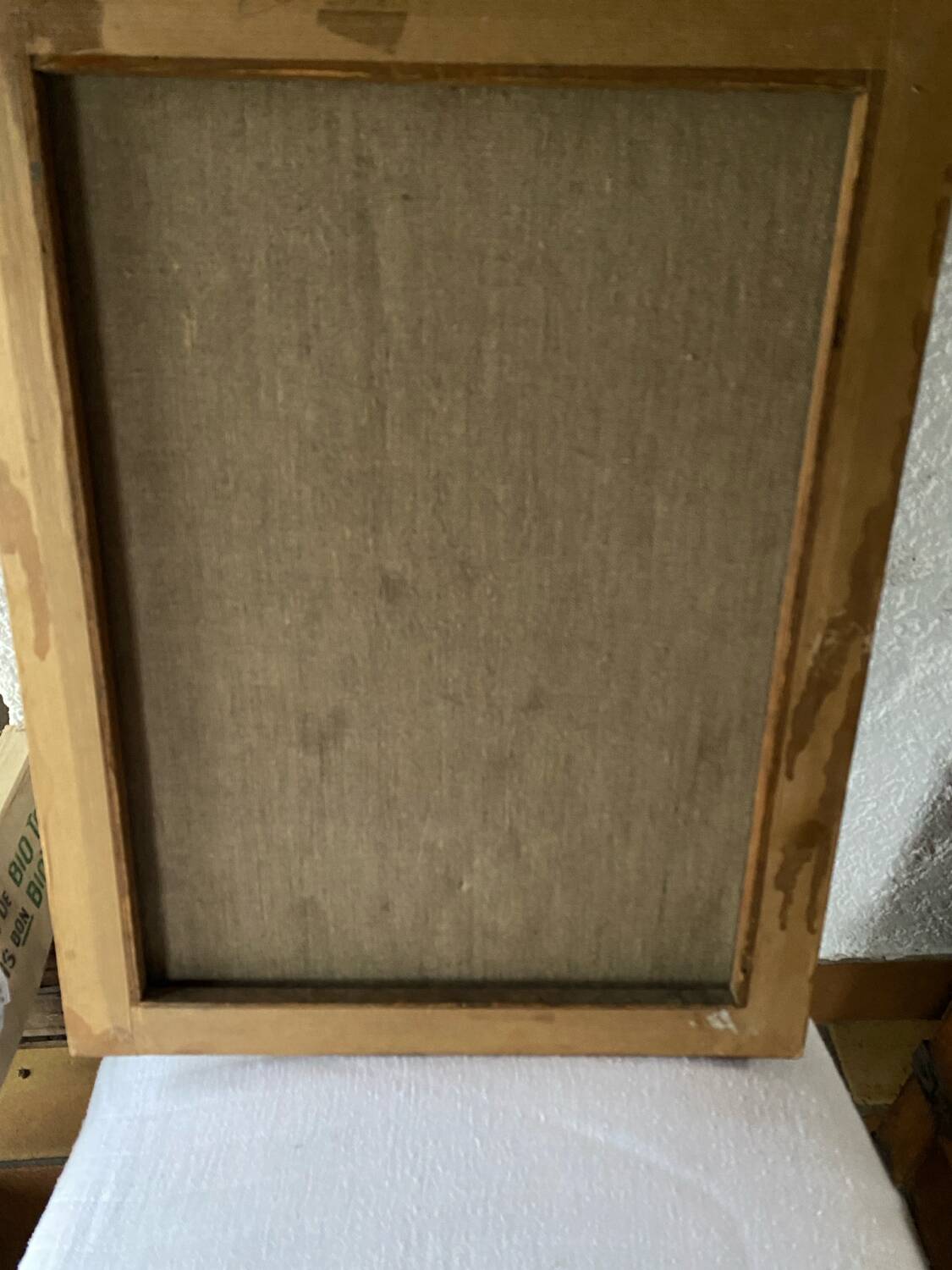 Huile sur toile « portrait femme Belle Époque »