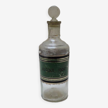 Old pharmacy liquor bottle