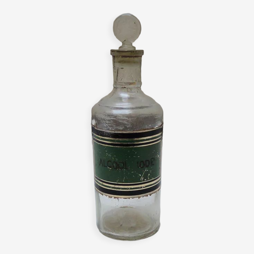 Ancienne bouteille d'alcool de pharmacie | Selency