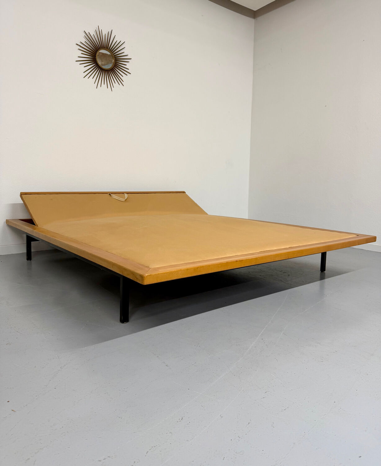 Ancien lit 2 places design Dieter Wäckerlin Daybed Idealheim 1960