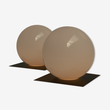 Paire de lampes de table 'Micol' par Sergio Mazza & Giuliana Gramigna pour Quattrifolio