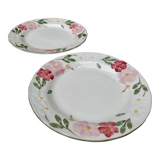 Floral plates