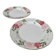 Assiettes fleuries