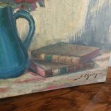 Still life, oil on canvas signed
