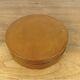 Boîte de rangement en bois laquée de forme ronde