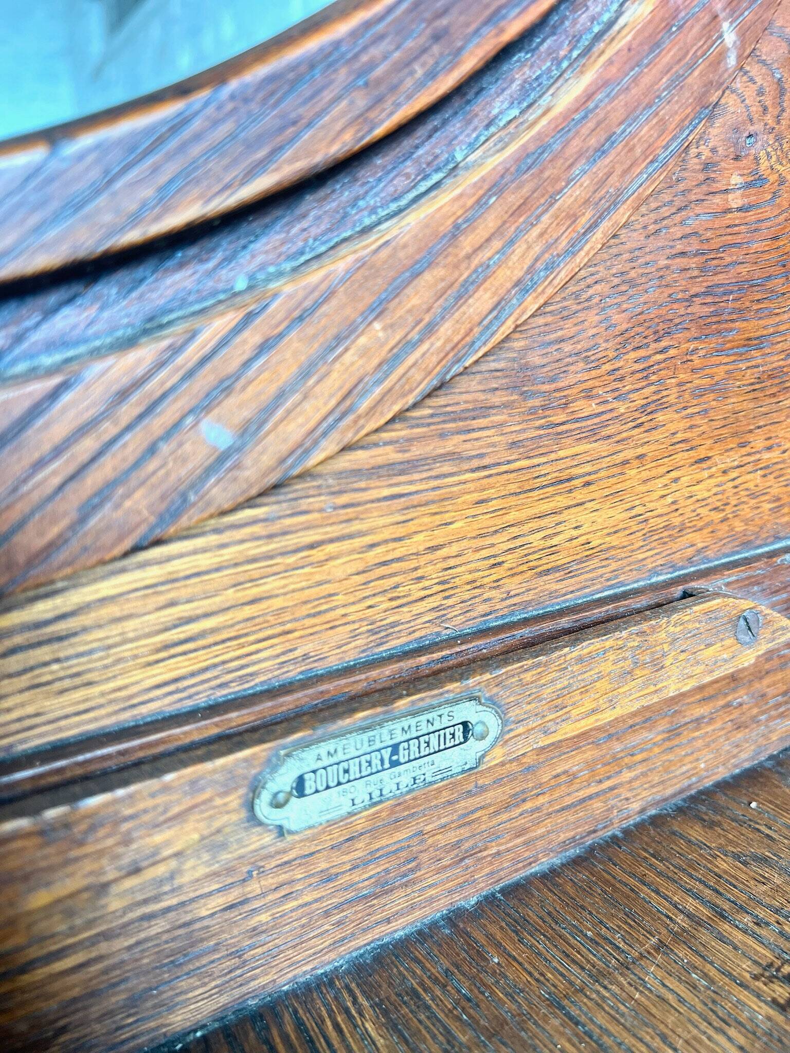 Old "American" desk Bouchery-Grenier