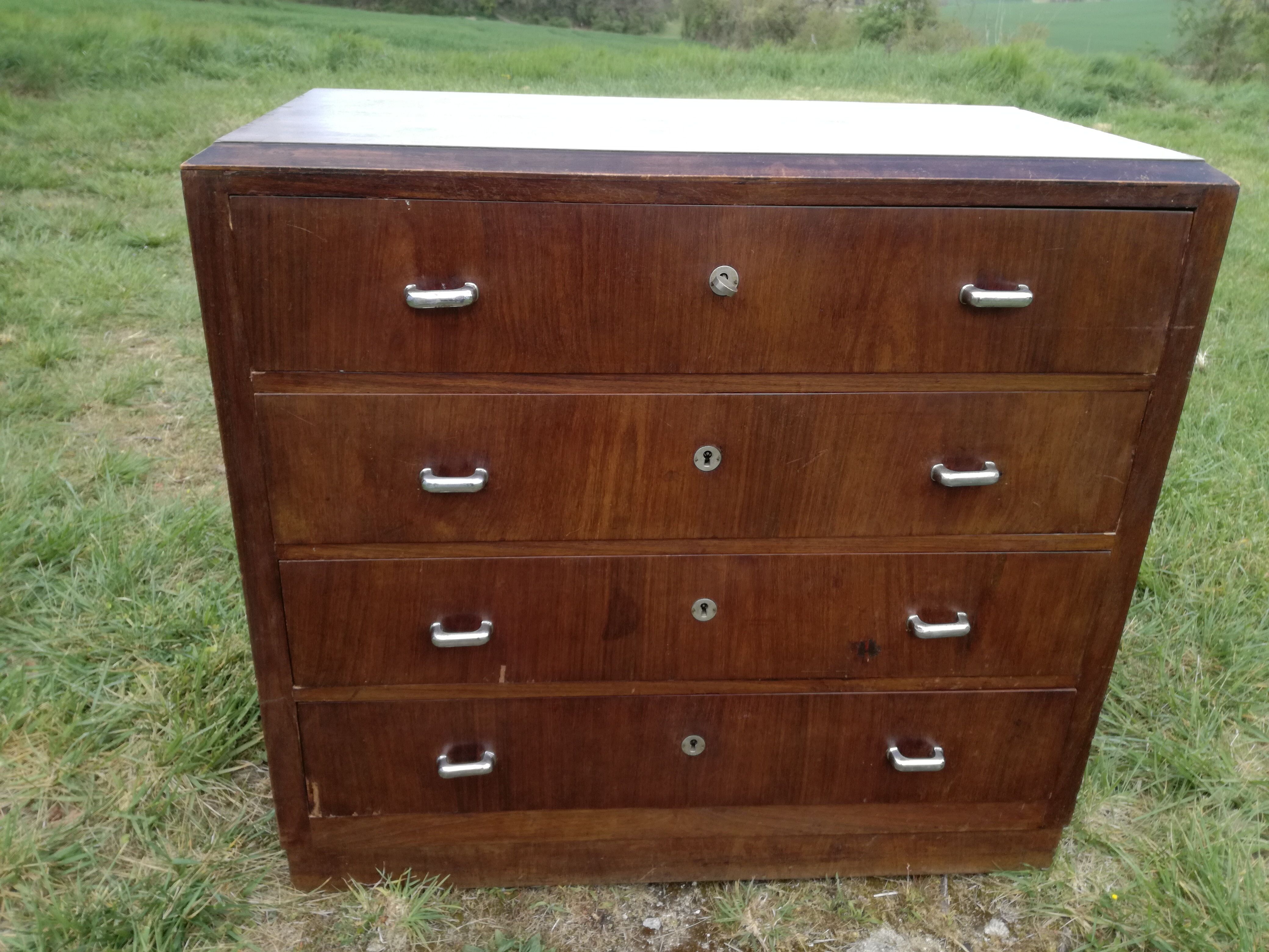 Vintage navy-style dresser
