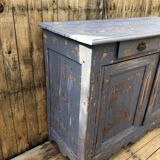 Low sideboard in solid wood
