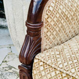 Mobilier de salon en Acajou Massif D’époque Empire